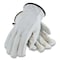 Pip Drivers Gloves, Top-Grain Cowhide Leather; Shoulder-Split Cowhide Leather, Keystone Thumb, Gray, S 68-PK-161SB/S - alternate 1